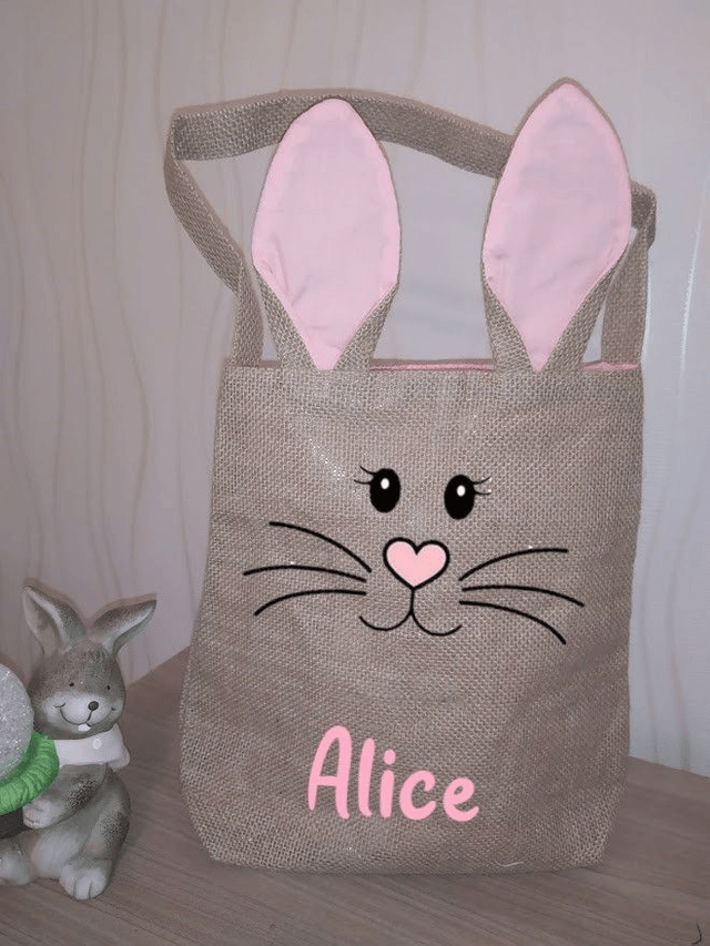 Sac lapin en jute