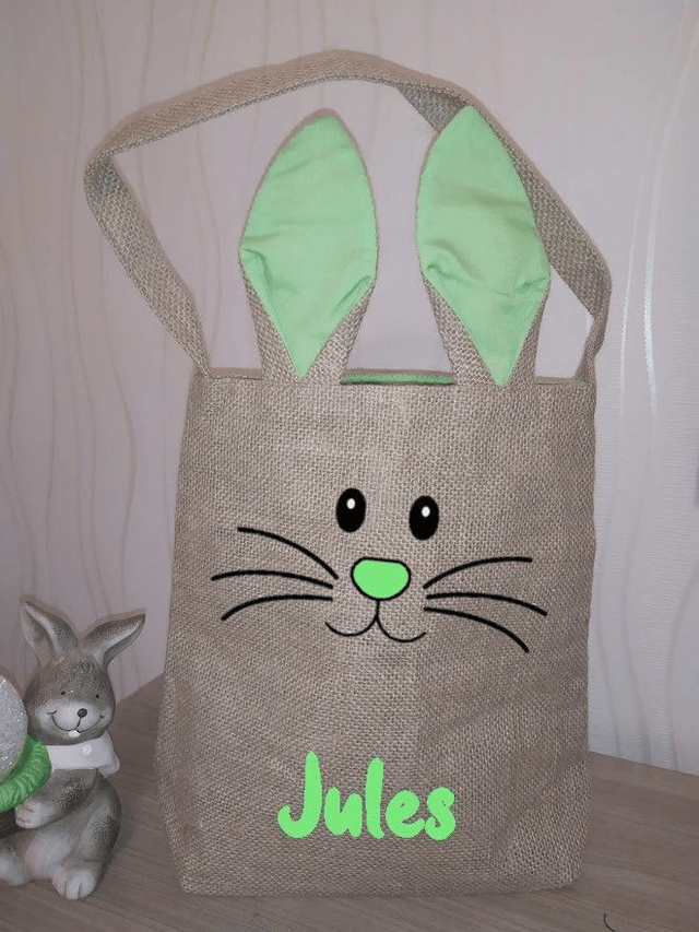 Sac lapin en jute