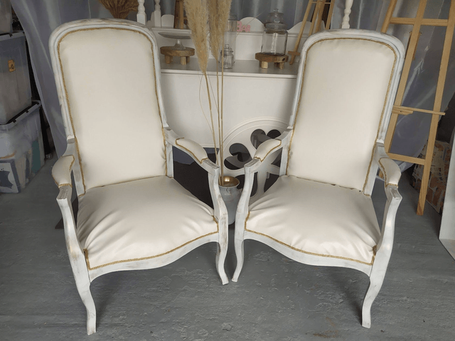2 Fauteuils style Voltaire