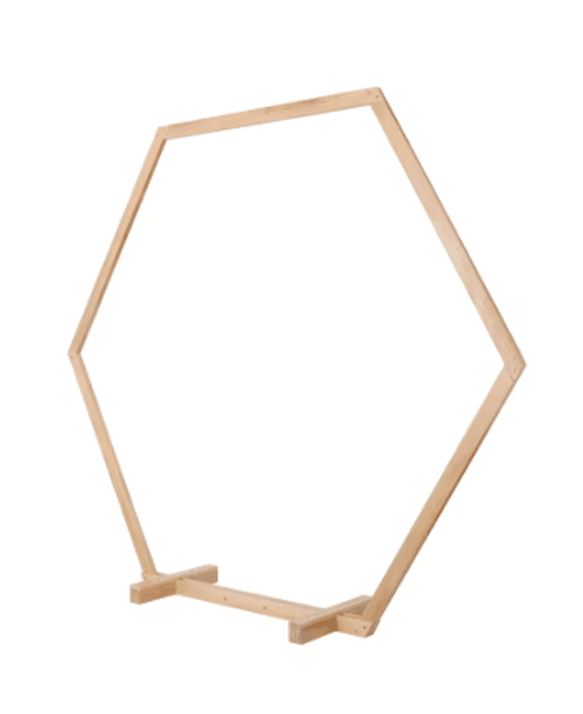 Arche en bois hexagonale